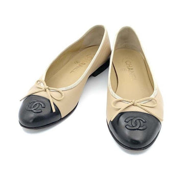 CHANEL Two-Tone Flat Shoes 428260145 155583109