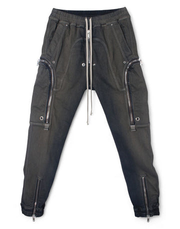 Rick Owens Bauhaus Cargo Degrade Stretch Denim Dark Dust RU02E1377 SDKDEG 78D 147375764