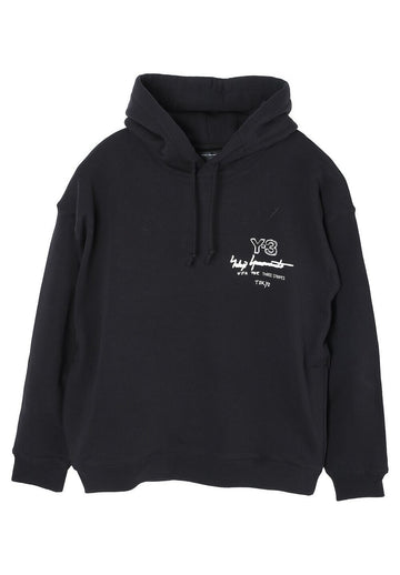 YOHJI YAMAMOTO Y3 M MERCH フーディ ブラック KB2604 146225325