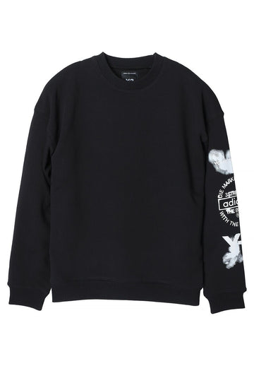 Yohji Yamamoto Crewneck Y3 GFX Crew Sweatshirt Black JX4749 146225309
