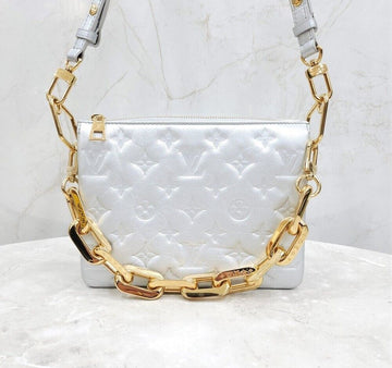 LOUIS VUITTON モノグラム シルバー クサン BB チェーン ショルダーバッグ M20567 131342043