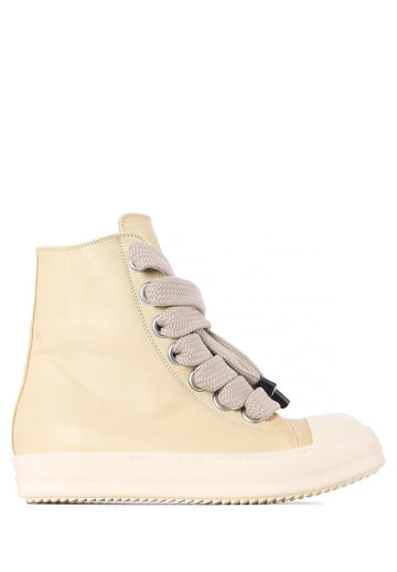 Rick Owens Jumbo Race Sneakers Parchment Lamb Leather 8111 135225706