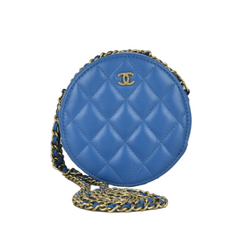 CHANEL Round Tambourine Crossbody Bag 13945 155585929