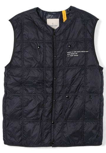 Moncler Packable Down Vest Navy Blue 145561281