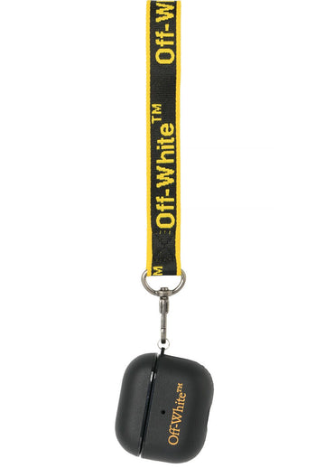 OFF WHITE Grafik Gürtel AirPods 3. Generation Case Schwarz & Gelb OMZG109S23PLA0011018 49008136