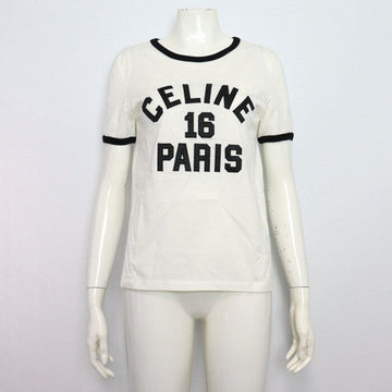 CELINE Paris Logo Print Damen T-Shirt 2X13B671Q 155607956