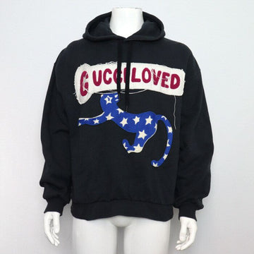 Gucci Cotton Love Logo Unisex Hoodie T-Shirt 721427 155608068