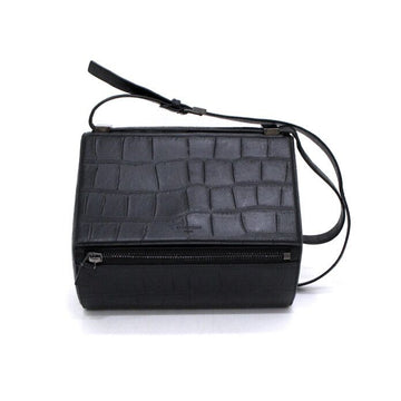 GIVENCHY パンドラボックス ミディアムショルダーバッグ クロコダイルパターン aa63456 155627354