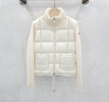 MONCLER ハイネックニットパディングジャケット 9B00053 155339036