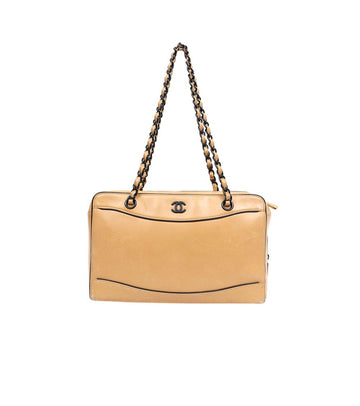 CHANEL Beige CC Ketten-Schultertasche 56262 155628203