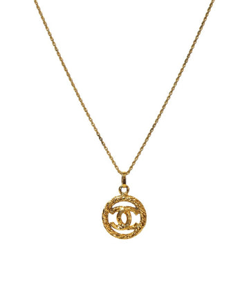 CHANEL ラウンド CC ゴールド ネックレス 57283 155631919
