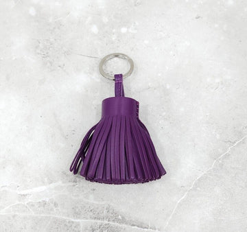 Hermes Carmen Keyring Bag Charm in Purple 153151647