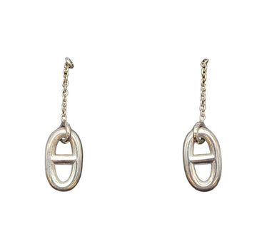 Hermes Chandal Blue Stone Earrings HEA081541 151516896