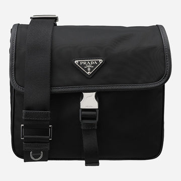 PRADA 5F Nylon Saffiano-Leder Schultertasche Schwarz 2VD077 2DMH F0002 149545217