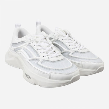 VALENTINO Damen Sneaker mit Lederbesatz Weiß 5W2S0JV5 YFD Z1G 115202166