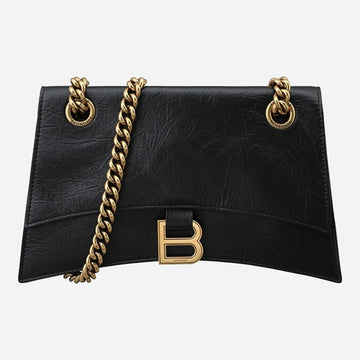 BALENCIAGA クランチ スモール ショルダーバッグ ブラック 716351 210IT 1000 93449992