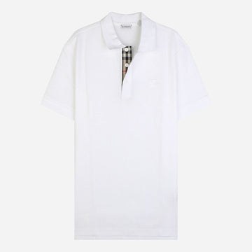 BURBERRY 6S Baumwoll-Polohemd Weiß 8099166 A1464 150401617