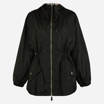 Burberry 6S Nylon Hooded Jacket Black 8113522 A1189 150258452