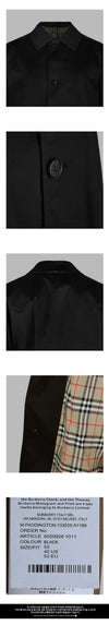 BURBERRY Männer Paddington Trenchcoat Schwarz 8050926 A1189 35474142 [P]