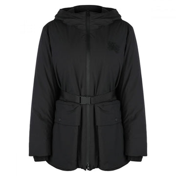 BURBERRY EKD フーデッドパディングジャケット ブラック 8072664 A1189 63900990