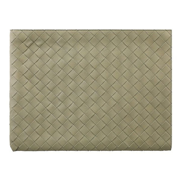 BOTTEGA VENETA Intrecciato Half Clutch Bag Travertine 607479 VCPQ3 2919 52034860