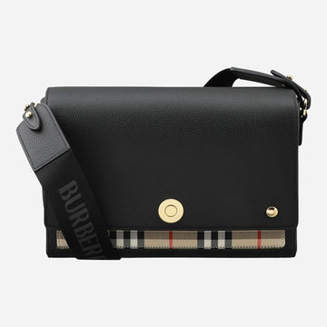 BURBERRY 5F ノートチェッククロスバッグ ブラック 8110635 A1189 143105421