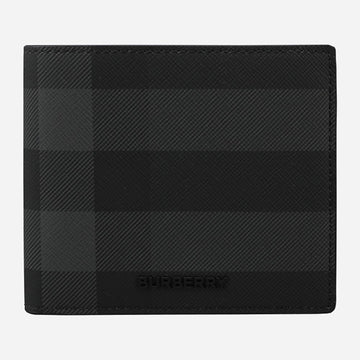 BURBERRY 男性用チェック柄二つ折り財布 154377276
