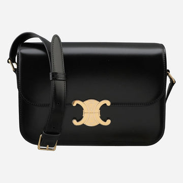 Celine Triope Medium Shoulder Bag Black 187363BF4 38NO 150087948