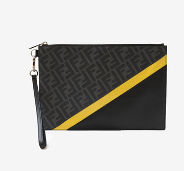 Fendi FF Logo Clutch Bag Black 8695221421 155654532