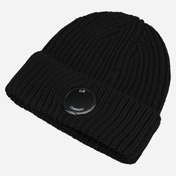 CP Company Merino Wool Lens Beanie Black stamp: RFCMAC739A serial: 005509A 149934358