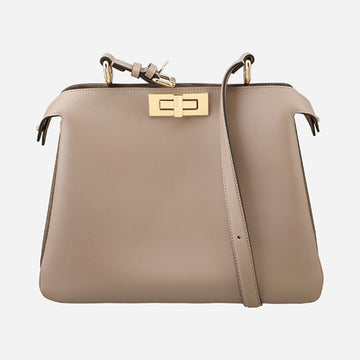 FENDI Peekaboo Medium Schultertasche Dove Grau 8BN353 AOVH F0E65 135483293