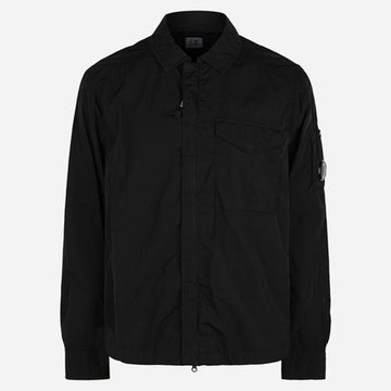 CP Company 6S Chrome-R Zip Overshirt Jacket Black 151475418