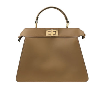 FENDI Peekaboo Klein Schultertasche Tabak 8BN327 AQ09 F1IR8 62594106