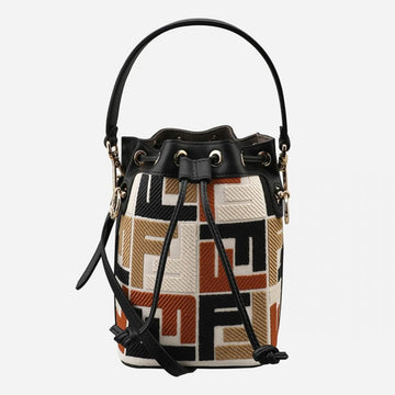 FENDI モントレジョ キャンバス ミニ バケットバッグ マルチカラー 8BS010 ARC3 F1OQ6 77687280
