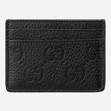 Gucci GG Emblem Card Case Black 815883 AAEEM 1000 146971674