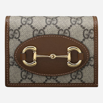 GUCCI ホースビット 1955 カード財布 ブラウン 621887 92TCG 8563 155412498