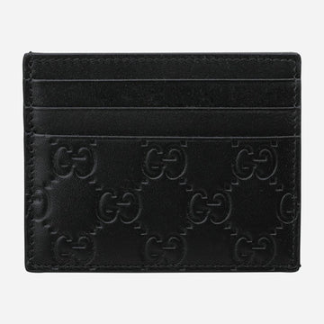 GUCCI 6S エンブレム カード ケース ブラック 850187 AAFDV 1000 155452061