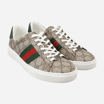 Gucci Women's Ace Web Sneakers 760774 FACMZ 9746 134608815
