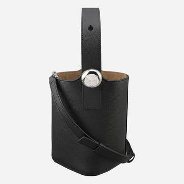 Loewe Mini Pebble Bucket Bag Black 143752978
