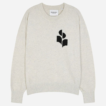 Isabel Marant Cotton Sweater Light Grey 144188335