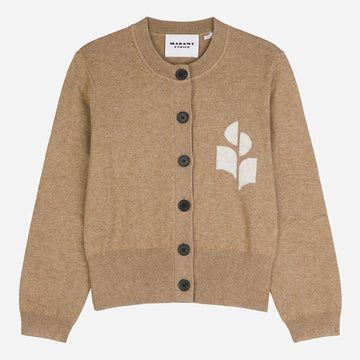 ISABEL MARANT ニュートンロゴカーディガン 152837349