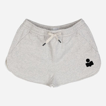 ISABEL MARANT ミファ ロゴ バンディング ショートパンツ エクリュ SH0022FA A1M07E 23EC 121852548