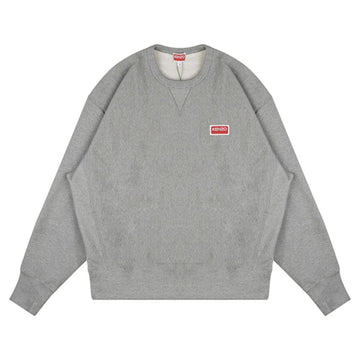 KENZO Logo Print Sweatshirt Perlgrau FD65SW0714ME 94 60445695