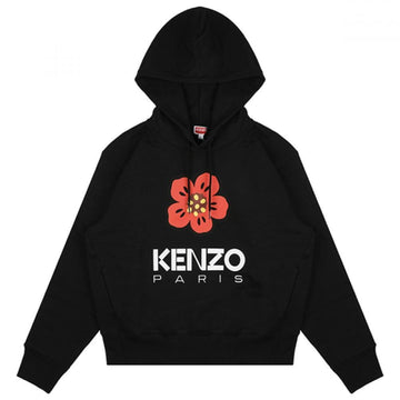 KENZO Vokuhila Blumen Hoodie Sweatshirt Schwarz FD62SW0634ME 99J 60445707