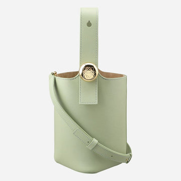LOEWE 5S アナグラムペブルミニバケットバッグ ライトペア 3916 134608814