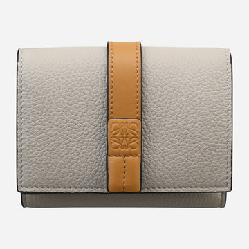 LOEWE トライフォールド ミニ財布 ライトオートハニー C660TR2X03 2463 154520312