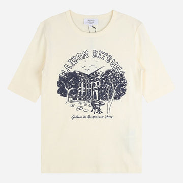 MAISON KITSUNE 6S グラフィック クルーネック 半袖 Tシャツ エクリュ QW00108KJ7035 0383 155423739