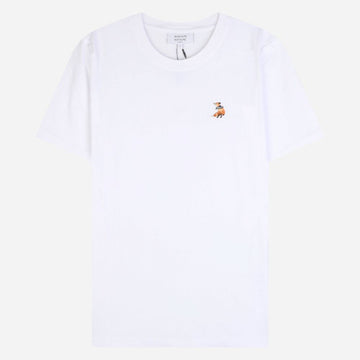 Maison Kitsune Dreaming Fox Women's Short Sleeve T-Shirt White QW00109KJ7026 P100 155423784