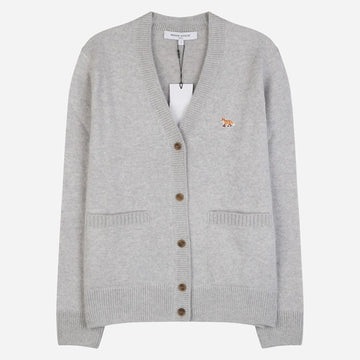 MAISON KITSUNE Damen Baby Fox Cardigan Grau PW00501KT1006 H120 149993779