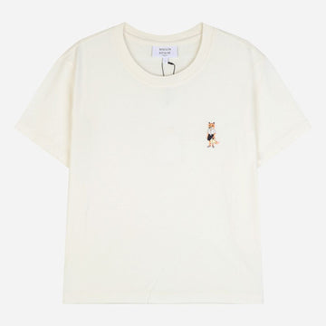 MAISON KITSUNE ドレスされたフォックス 女性用 半袖Tシャツ 155422573